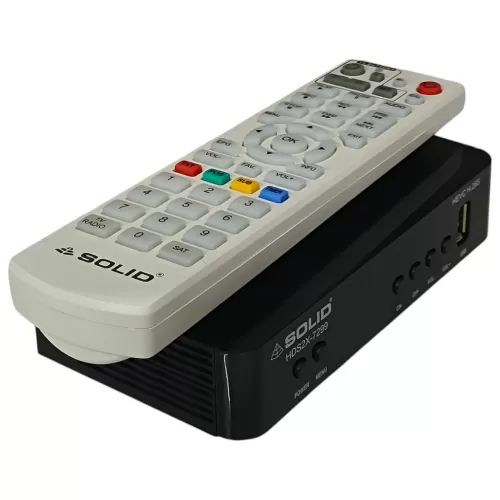  SOLID HDS2X-7299 HEVC 8bits H.265 Free-To-Air Set-Top Box With Free Wi-Fi Dongle